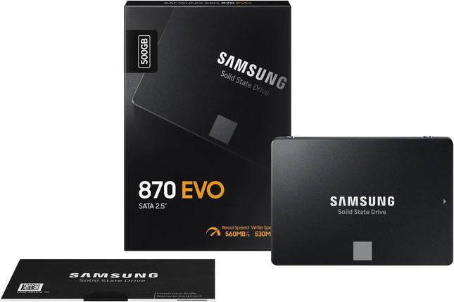 SAMSUNG 870 EVO SATA SSD 2.5” Internal Solid State Drive, Upgrade PC or Laptop Memory and Storage for IT Pros, Creators, R/W Speed up to 560/530 MB/s, [Canada Version]