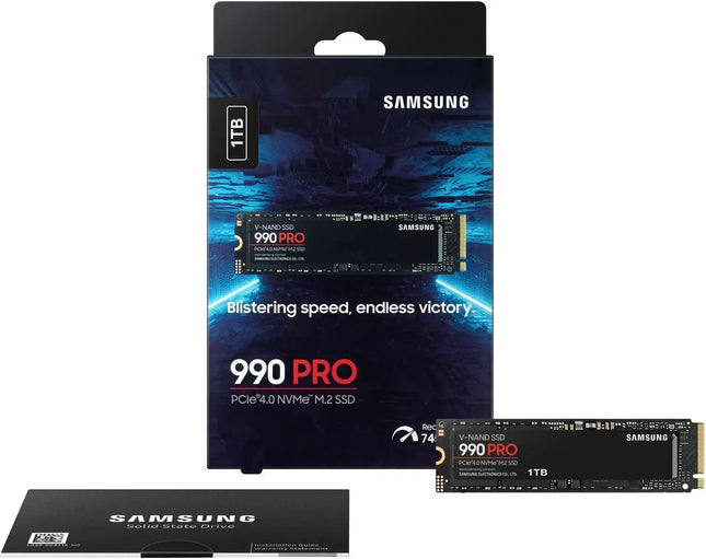 SAMSUNG 990 PRO SSD PCIe Gen4 NVMe M.2 Internal Solid State Hard Drive, Upto 7,450MB/s, Fast Speed for Gaming Heat Control, Direct Storage and Memory Expansion,  [Canada Version]