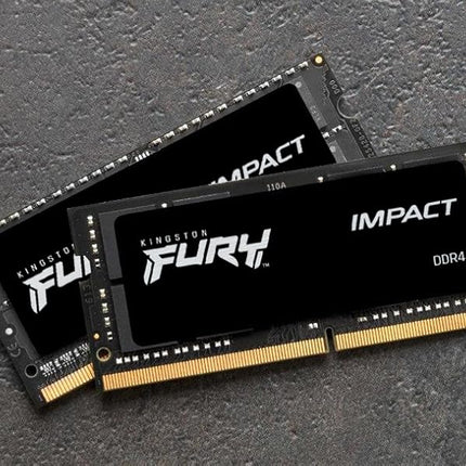 Kingston FURY Impact 16GB 3200MT/s DDR4 CL20 Laptop Memory Single Module | Intel XMP | AMD Ryzen | Plug n Play | Low Power Consumption | KF432S20IB/16