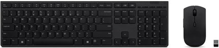Lenovo Professional Wireless Rechargeable Combo Keyboard and Mouse-US English