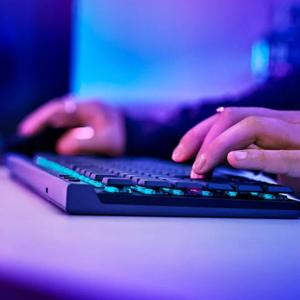 Logitech G515 Lightspeed TKL Low Profile Wireless Gaming Keyboard, LIGHTSYNC RGB, Thin Tenkeyless Design, Double-Shot PBT Keycaps