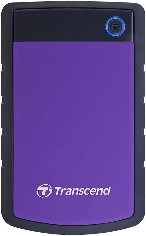 TRANSCEND Ttorejet Portable USB 3.0 Hard Disk, Purple