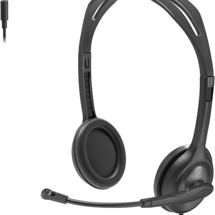 Logitech H111 Stereo Headset with 3.5 mm Audio Jack