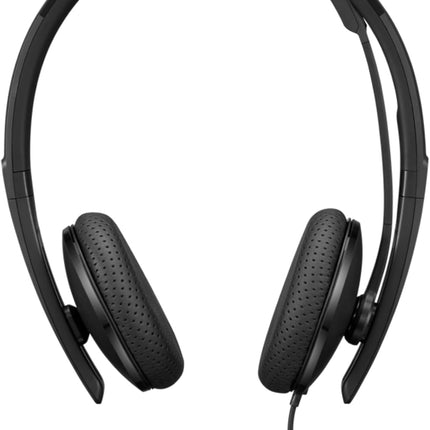 Lenovo Wired VoIP Headset (Teams) with EPOS BrainAdapt & ActiveGard, Microsoft Teams Certified, Zoom Compatible, USB-C Plug, All-Day Comfort, Noise Reduction, Hearing Protection, Lightweight Design