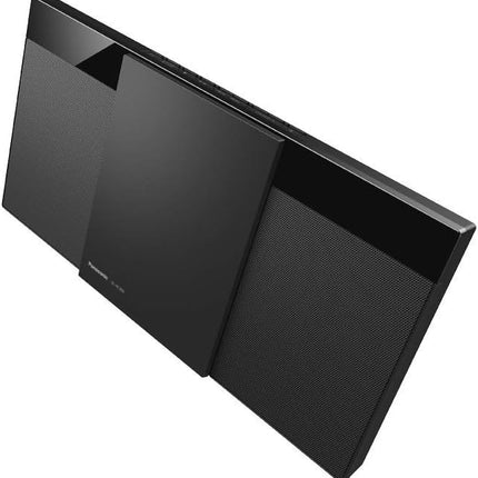 Panasonic SCHC300K Wall-Mountable Compact Stereo System with AUX-in Auto Play, Black