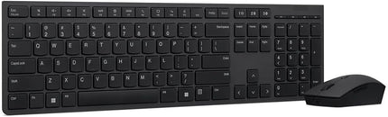 Lenovo Professional Wireless Rechargeable Combo Keyboard and Mouse-US English