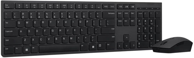 Lenovo Professional Wireless Rechargeable Combo Keyboard and Mouse-US English