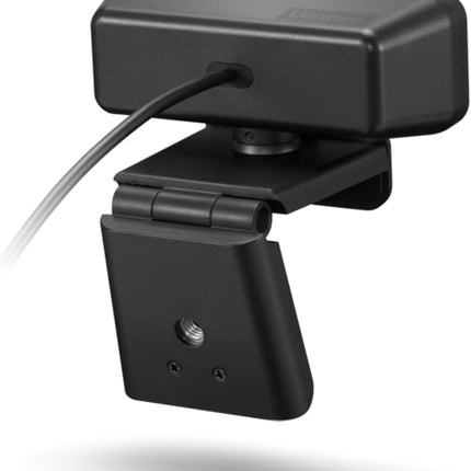 Lenovo Essential FHD Webcam Gen 2, Full HD, 1080p, Dual Microphones, 85 Degree FOV, 30 fps, USB-A Connection, Bulit-in Manual Privacy Shutter, Black