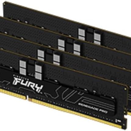 Kingston Fury Renegade Pro Expo 128GB 6000MT/s DDR5 ECC Reg CL32 DIMM (Kit of 4) Memory Overclockable ECC Registered DIMM- KF560R32RBEK4-128