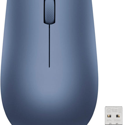Lenovo 530 Wireless Mouse – Full Size Computer Mouse for PC, Laptop, Windows Computer - 2.4 GHz Nano USB Receiver - Ambidextrous Design - 12 Months Battery Life – Cordless