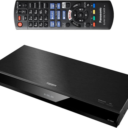 Lecteur Blu-ray Ultra HD Panasonic DPUB820K avec Dolby Vision, audio haute résolution, assistance vocale, noir