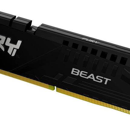 Kingston Fury Beast Black 8 Go 5200 MT/s DDR5 CL40 XMP 3.0 Ready Mémoire d'ordinateur Module unique KF552C40BB-8