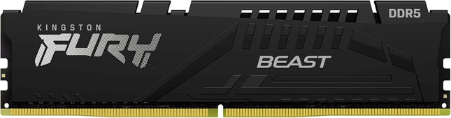 Mémoire de bureau Kingston Fury Beast 8 Go 5 600 MT/s DDR5 CL36 module unique | AMD Expo | Plug N Play | KF556C36BBE-8