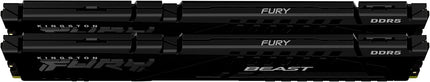 Kingston Fury Beast Black 16 Go 5 200 MT/s DDR5 CL40 XMP 3.0 Ready mémoire d'ordinateur (Kit de 2) KF552C40BBK2-16