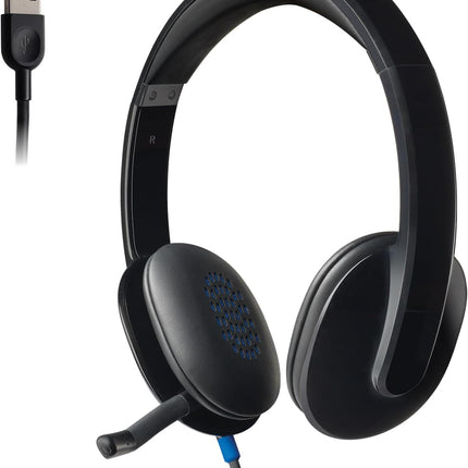Logitech High-Performance USB Headset H540 for Windows and Mac, Skype Certified - Black