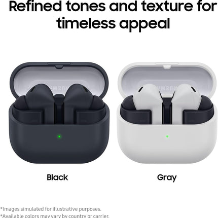 Samsung Galaxy Buds3 FE, Black (2025, CAD Version & Warranty) - Bluetooth Earbuds with AI Real-Time Live Translate, Auto Pairing & Switching, Sweat and Water Resistance, Find My Earbuds Mode