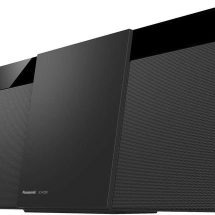 Panasonic SCHC300K Wall-Mountable Compact Stereo System with AUX-in Auto Play, Black
