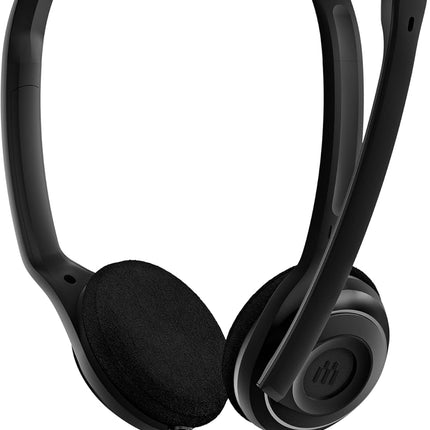 EPOS PC 8 USB - Stereo USB Headset for PC and MAC with In-line Volume and Mute Control,Black