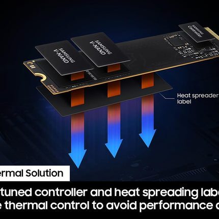 SAMSUNG 990 EVO SSD , PCIe 5.0 x2 M.2 2280, Speeds Up-to 5,000MB/s, Upgrade Storage for PC/Laptops, HMB Technology and Intelligent Turbowrite