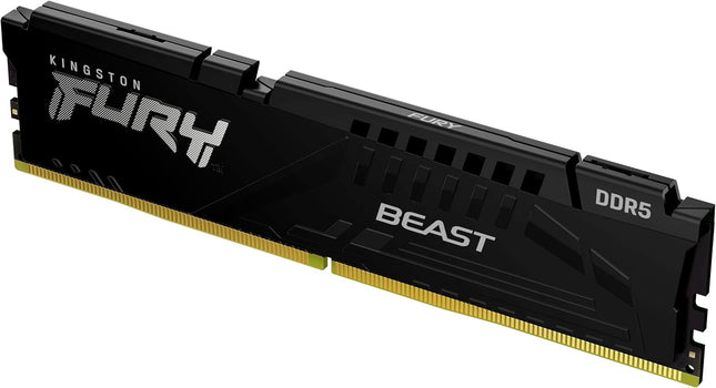 Mémoire de bureau Kingston Fury Beast 8 Go 5 600 MT/s DDR5 CL36 module unique | AMD Expo | Plug N Play | KF556C36BBE-8