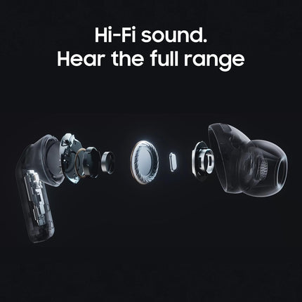 Samsung Galaxy Buds4 Pro, Black (CAD Version & Warranty) - New Fit, Two Way Speaker, Adaptive ANC, AI Assistant