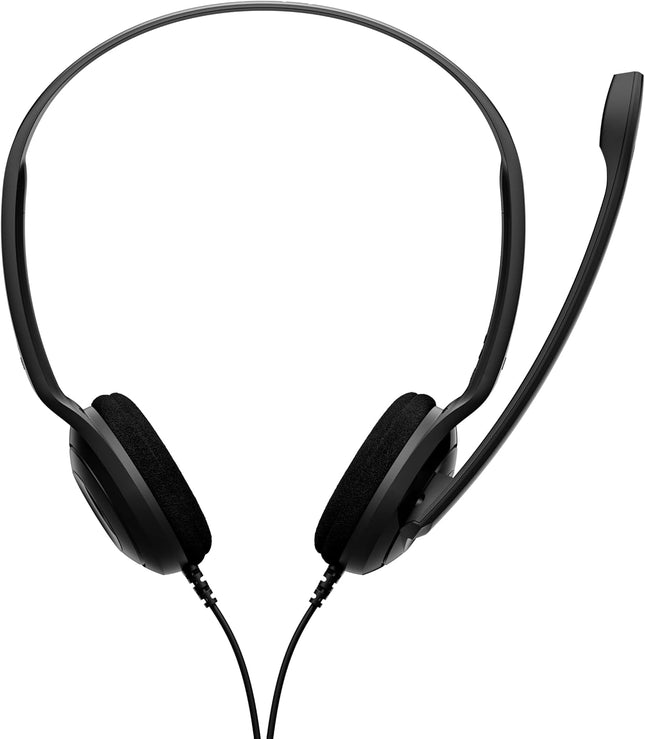 EPOS PC 8 USB - Stereo USB Headset for PC and MAC with In-line Volume and Mute Control,Black