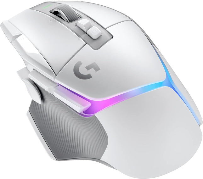 Logitech G502 X Plus Wireless Gaming Mouse: Optical Switches, LIGHTSYNC RGB, 13 Buttons, Infinite Scroll Toggle, <130 hr Battery Life, USB-C, PowerPlay Wireless Charging Capable, for PC/MacOS