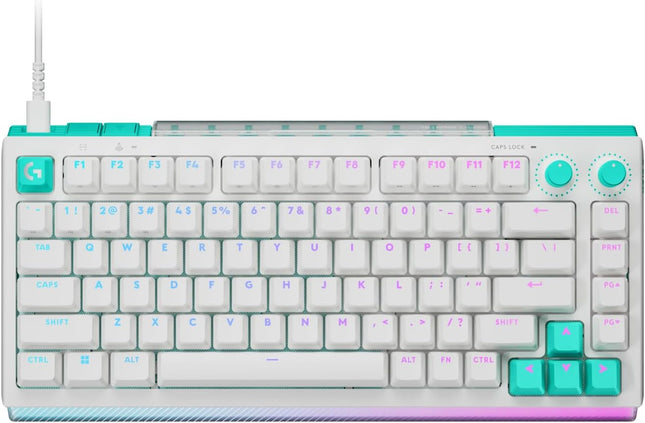 Logitech G512 X 75 Dual SWAP, Hot-Swappable TMR Analog/Mechanical Gaming Keyboard, Linear, 8K Polling Rate, Custom Actuation 0.1-4.0 mm, Rapid Trigger, LIGHTSYNC RGB, Wired, PC, Mac
