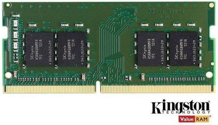 Mémoire RAM pour ordinateur portable Kingston ValueRAM 8 Go 3 200 MT/s DDR4 Non-ECC CL22 SODIMM 1Rx8 1,2 V KVR32S22S8/8