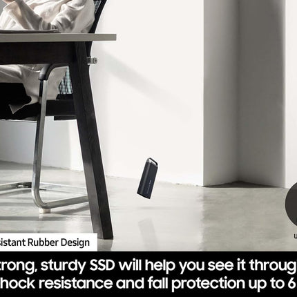 SAMSUNG T5 EVO Portable SSD , USB 3.2 Gen 1 External Solid State Drive, Seq. Read Speeds Up to 460MB/s for Gaming and Content Creation, [Canada Version]