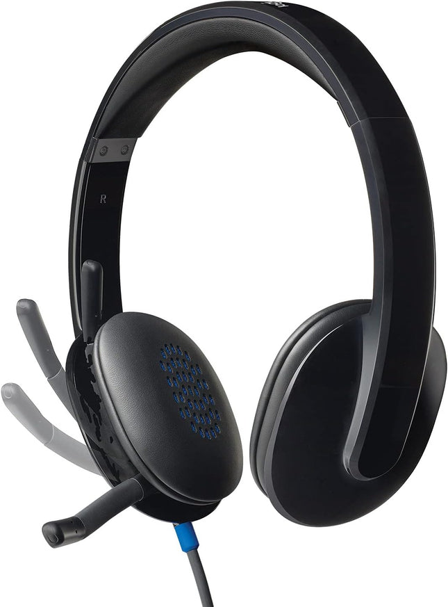 Logitech High-Performance USB Headset H540 for Windows and Mac, Skype Certified - Black