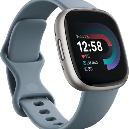 Google Fitbit Versa 4 Fitness Smart Watch for Men and Women with Daily Readiness, Gps, 24/7 Heart Rate, 40+ Exercise Modes, Sleep Tracking and More, One Size (S and L Bands Included
