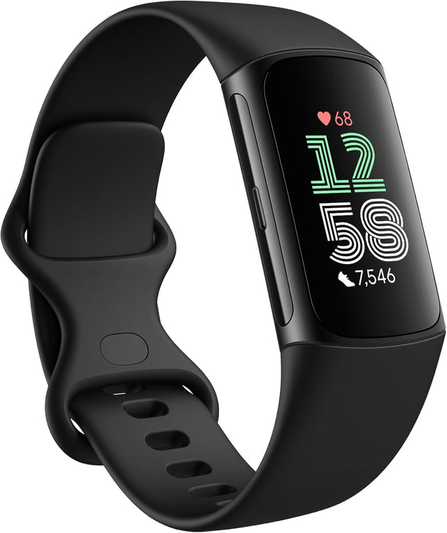 Google Fitbit Charge 6 Advanced Health and Fitness Tracker with Built-in GPS, Stress Management Tools, Sleep Tracking, 24/7 Heart Rate and more