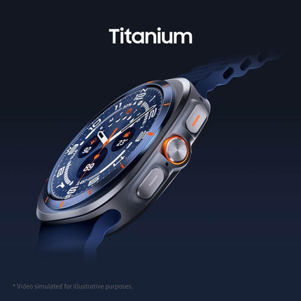 Samsung Galaxy Watch Ultra Smartwatch - 2025 Version, 47mm, LTE (CAD Version & Warranty) - Durable Titanium Casing, Cushion Design, Quick Button, AI-Powered Health Monitoring