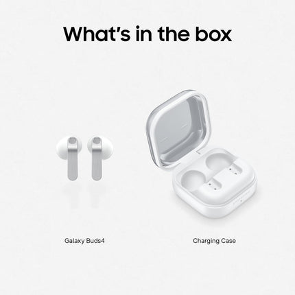 Samsung Galaxy Buds4, Black (CAD Version & Warranty) - New Fit, Hi-Res Audio, Adaptive ANC, AI Assistant