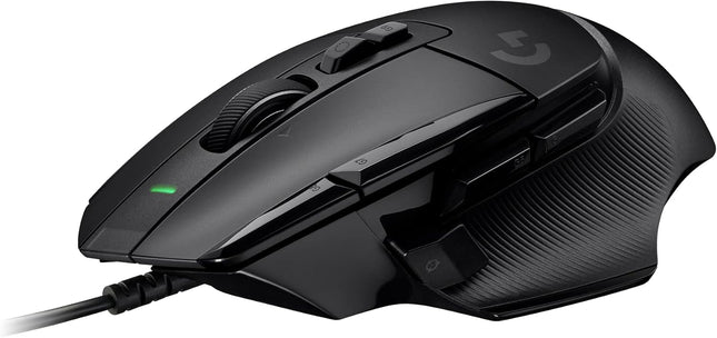 Logitech G502 X Wired Gaming Mouse - LIGHTFORCE Hybrid Optical-Mechanical Primary switches, Hero 25K Gaming Sensor, Compatible with PC - macOS/Windows