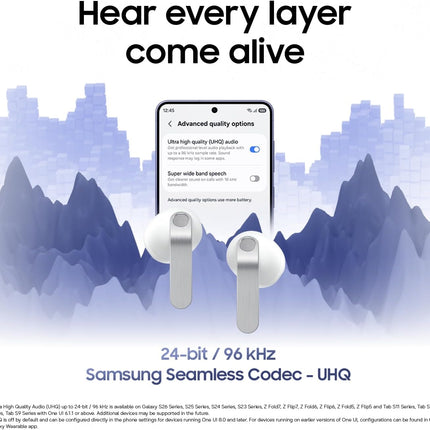 Samsung Galaxy Buds4, (CAD Version & Warranty) - New Fit, Hi-Res Audio, Adaptive ANC, AI Assistant