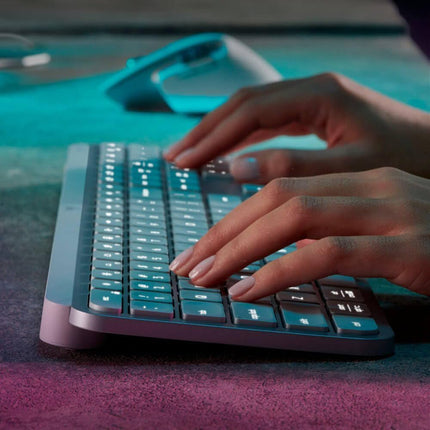 Logitech MX Keys S Wireless Keyboard, Low Profile, Fluid Precise Quiet Typing, Programmable Keys, Backlighting, Bluetooth, USB C Rechargeable, for Windows PC, Linux, Chrome, Mac