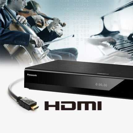 Lecteur Blu-ray Ultra HD Panasonic DPUB820K avec Dolby Vision, audio haute résolution, assistance vocale, noir