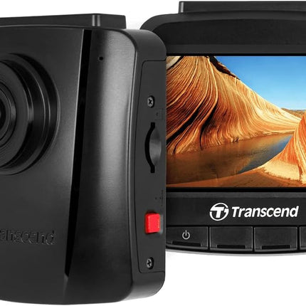 Transcend DrivePro 110 Car Video Recorder Dash Cam Full HD 1080p/30FPS 64GB Micro SD Card Included