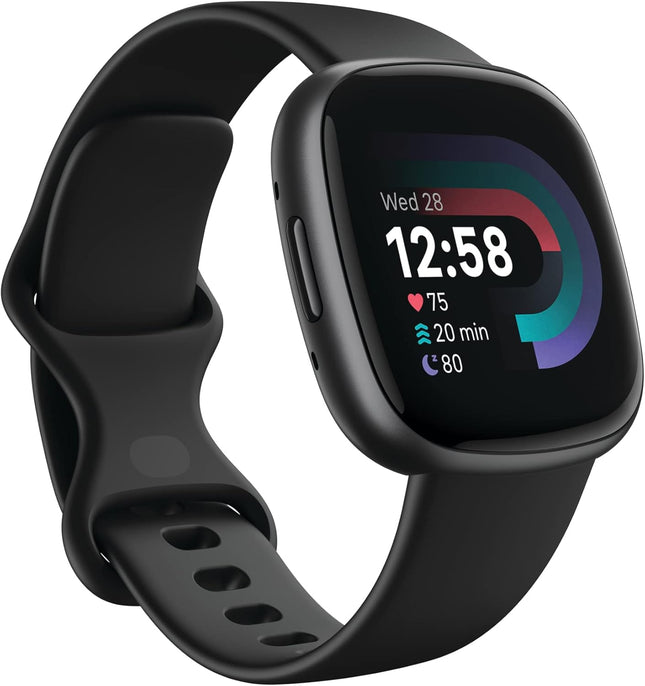 Google Fitbit Versa 4 Fitness Smart Watch for Men and Women with Daily Readiness, Gps, 24/7 Heart Rate, 40+ Exercise Modes, Sleep Tracking and More, One Size (S and L Bands Included