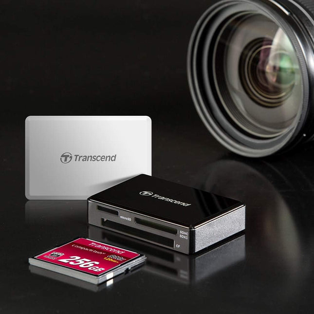 Transcend USB 3.0 Super Speed Multi-Card Reader for SD/SDHC/SDXC/MS/CF Cards (TS-RDF8K)