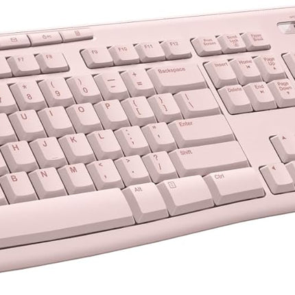 Logitech MK270 Wireless Keyboard and Mouse Combo for Windows, 2.4 GHz Wireless, Compact Mouse, 8 Multimedia and Shortcut Keys, 2-Year Battery Life, for PC, Laptop