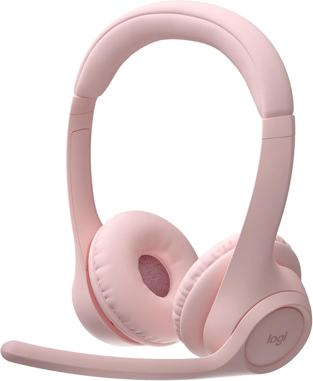 Logitech Zone 300 Wireless Bluetooth Headset with Noise-Canceling Microphone, Compatible with Windows, Mac, Chrome, Linux, iOS, iPadOS, Android