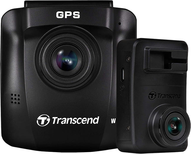 Transcend DrivePro 620 Dual Camera Dashcam with 2X 32GB microSD, Black
