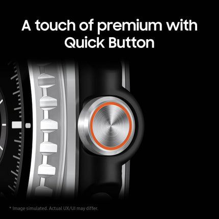 Samsung Galaxy Watch8 Classic Smartwatch, 46mm, Black, LTE (CAD Version & Warranty) - AI Assistant (Gemini), Sleep Coaching, Fitness Tracking