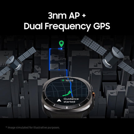 Samsung Galaxy Watch Ultra Smartwatch - 2025 Version, 47mm, LTE (CAD Version & Warranty) - Durable Titanium Casing, Cushion Design, Quick Button, AI-Powered Health Monitoring