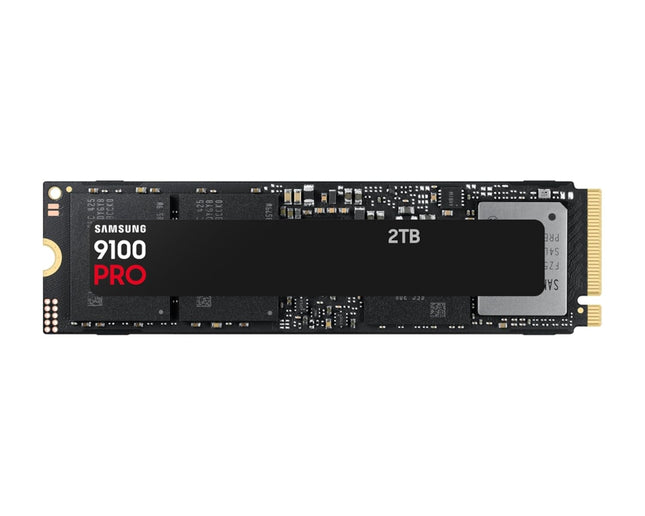 Samsung 9100 PRO NVMe M.2 SSD, 2TB, PCIe 5.0, 14,700 MB/s Read, 13,400 MB/s Write, Internal SSD for Gaming, Video Editing and AI, Black, MZ-VAP2T0BW