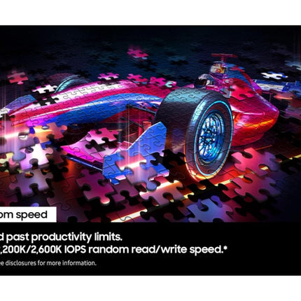 Samsung 9100 PRO NVMe M.2 SSD, 2TB, PCIe 5.0, 14,700 MB/s Read, 13,400 MB/s Write, Internal SSD for Gaming, Video Editing and AI, Black, MZ-VAP2T0BW