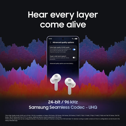 Samsung Galaxy Buds4 Pro, Black (CAD Version & Warranty) - New Fit, Two Way Speaker, Adaptive ANC, AI Assistant